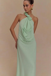 Rosalia Cowl Neck Maxi Dress